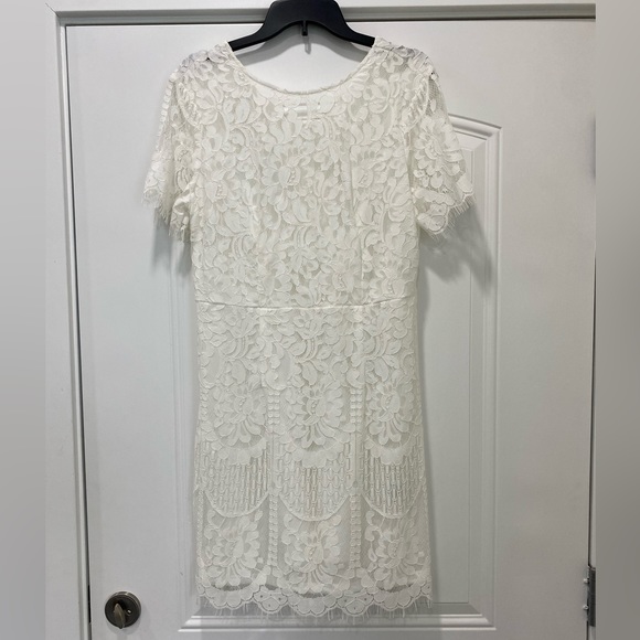 Women’s SHEIN Curve White Lace Dress; Plus Size 0XL; NWT NEVER WORN - Picture 1 of 4